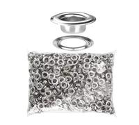 Œillets ronds en métal de 12 mm, œillets en cuir à surface plaquée, kit d'œillets artisanaux multi-scénarios, ensemble d'accessoires de réparation d'artisanat du cuir pour