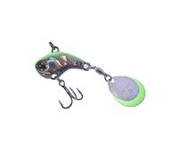 Illex Deracoup 3/8oz Argent Chartreuse Dos 10g Jig Spinner