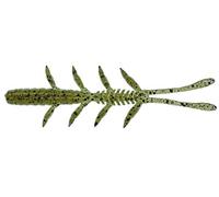 Illex Leurre Souple Scissor Comb 3in - 7.6cm - 2g - Green Pumpkin-Chart - Sinking - 31596