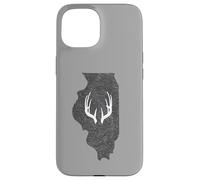 Illinois IL Deer Hunting Shed Antlers Design Coque pour iPhone 15