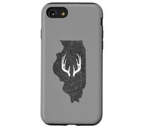 Illinois IL Deer Hunting Shed Antlers Design Coque pour iPhone SE (2020) / 7/8