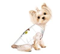 Illinois State Flag Print Débardeur sans manches pour chiens et chats Vêtement extensible doux tendance