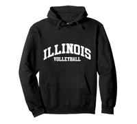 Illinois Volleyball État de l'Illinois Sweat à Capuche