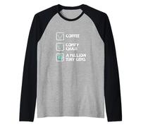 illion Tiny Gems Peinture Diamant DIY Humour Manche Raglan