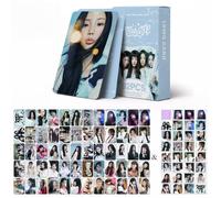 ILLIT Lot de 92 cartes postales personnelles, 60 cartes postales + 32 autocollants « GLLIT » Cartes photo Moka Wonhee IROHA YUNAH (Super Real Moi)