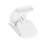 Illkjasfc Accessible Shower Footstool for Shaving and Washing Pliable Highlighting Storage Rack Against Slip Base Bother Complimentary Installation Pliable Shower Stool