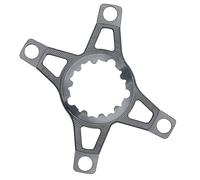 Illkjasfc Adaptateur de plateau à 3 boulons vers 4 boulons en alliage d'aluminium 110 pour conversion de pédalier de vélo