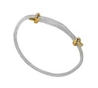 Illkjasfc Bracelet réglable en maille d'acier inoxydable avec fermoir sécurisé pour homme et femme, bijou de tous les jours, accessoire minimaliste en fil d'acier noir, taille unique, Comme décrit