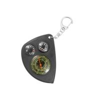 Illkjasfc Carte de voyage en plein air, odomètres, porte-clés portable, boussole, outil de navigation compact, outil de mesure de distance précis, poids léger, appareil de navigation de randonnée