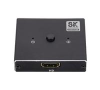 Illkjasfc Commutateur HDTV à 1 bouton pour signaux instantanés commutant entre les consoles de jeu et le commutateur HDTV PC avec lumière