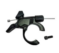 Illkjasfc Commutateurs de commande de fil de fourche avant de vélo - Leviers de verrouillage à distance avec câble - Levier de verrouillage durable avec câble