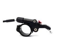 Illkjasfc Commutateurs de commande de fil de fourche avant de vélo - Leviers de verrouillage à distance avec câble - Levier de verrouillage durable avec câble