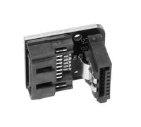 Illkjasfc Durabilité ABS 7 broches à angle droit Connexion sécurisée pour cartes mères Compatibilité ordinateur construit des connecteurs Satas