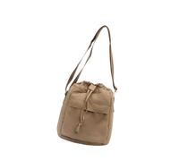 Illkjasfc Élégant sac à bandoulière en nylon avec sangle réglable pour un rangement organisé, sacs à bandoulière avec cordon de serrage pour le shopping ou le travail, sacs de voyage, kaki, One Size