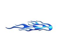 Illkjasfc Étiquette de disque de flamme pour voiture, moto, vélo, PVC souple, rayure, immunitaire, imperméable, décoration lumineuse, plan de déni de reste, autocollant permanent pour véhicule