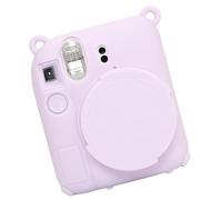 Illkjasfc Étui de protection en silicone résistant à l'usure pour appareil photo - Couleur unie - Résistante aux chocs - Coque de protection souple pour 12 accessoires de photographie