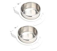 Illkjasfc Forte contre l'oxydation Fournisseur de cage à oiseaux avec poignée à vis pour sécuriser les appendices, idéal pour les conures mynas et autres animaux ressemblant à des oiseaux, support de