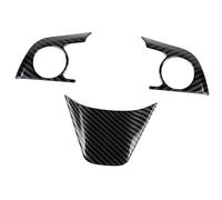 Illkjasfc Garniture de protection de direction en ABS Tradition Fit cohérente 2018, 2024 et 2019, vingt-deux modèles esthétiques pour volant de voiture