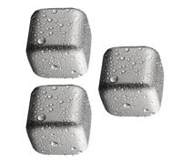 Illkjasfc Glaçons en métal pour boissons, outil de refroidissement pratique, pierre à whisky, antirouille, facile à nettoyer, accessoires pierre