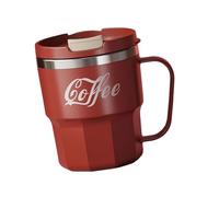 Illkjasfc Gobelet robuste en acier inoxydable avec double couche extérieure pour une utilisation fonctionnelle au bureau, à la maison ou en plein air