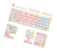 Illkjasfc Keycaps Cartoon Animal Theme 120Keys Lovely Keycaps for 68/75/84/98/100/104/108 Mécanique Keycaps
