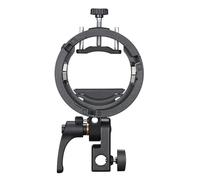 Illkjasfc Lightweight S Bracket for AD300 Hot Shoe Flashes Snapped on Attachment Secures Speedlight During Use Travel Friendly Hot Shoe Flash Bracket Mount