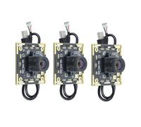 Illkjasfc Lot de 3 modules de caméra industriels 2 MP OV2710 avec détection de 100 degrés - Port USB 2.0 - Caméra technique pour robotique