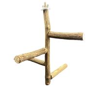 Illkjasfc Perchoir à oiseaux en bois naturel pour perruches, perroquets du Sénégal, aras