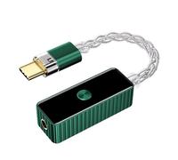 Illkjasfc Petit amplificateur de casque de type C Hifi Adaptateur auditif numérique pour smartphones PC et ordinateurs portables Payeurs de musique audio haute résolution