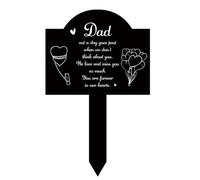 Illkjasfc Piquet commémoratif en acrylique pour hommages pour la maison ou les animaux de compagnie