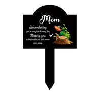 Illkjasfc Piquet commémoratif en acrylique pour hommages pour la maison ou les animaux de compagnie