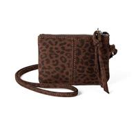 Illkjasfc Porte-badge léger en cuir synthétique avec motif léopards pour femmes et filles - Motif unique, Imprimé léopard café, Beauté de masse