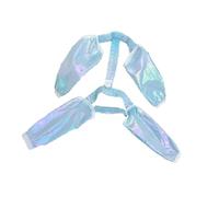 Illkjasfc Protections antidérapantes pour pattes de chien avec bandes élastiques, résistantes à l'eau, à la poussière, coudières pour la marche en plein air, chaussures respirantes