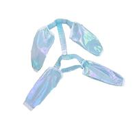 Illkjasfc Protections antidérapantes pour pattes de chien avec bandes élastiques, résistantes à l'eau, à la poussière, coudières pour la marche en plein air, chaussures respirantes