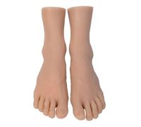 Illkjasfc Répliques anatomiques de pied taille 44 - Modèle de pied adapté à l'éducation artistique anatomie étude de chaussures photographie réflexologie pied pratique modèle d'entraînement