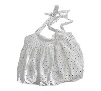 Illkjasfc Sac à bandoulière en toile d'inspiration coréenne avec motif à volants et intérieur spacieux - Sac à main décontracté tendance pour débutant, b, One Size