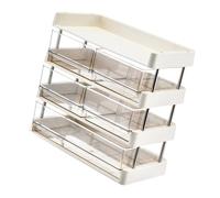 Illkjasfc Systèmes d'étagères portables réglables pour salle de bain, bureau, cuisine, optimisation de l'espace multicouche, organiseurs polyvalents