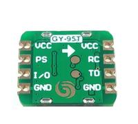 Illkjasfc Unité de mesure inertielle 9DOF pour un suivi angulaire précis dans les UAV et intégration automatisée des appareils, accéléromètre, magnétomètre, gyroscopes intégrés