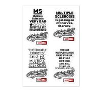 ILLTOCHILL Stickers Sensibilisation Sclérose en Plaques Communauté SEP Uhthoff Fatigue Alliés