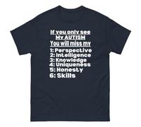 ILLTOCHILL T-Shirt Perspective autisme : Citation éducative, Cadeau autiste pour sensibiliser et Faire réfléchir la société avec Humour - Unisexe.