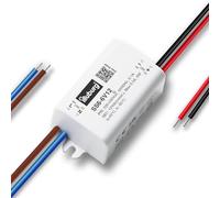illuburg Transformateur LED 12V 6W Étanche IP66 Sans Scintillement Compact 55x30x22mm LED Bloc d'Alimentation Driver Power Supply