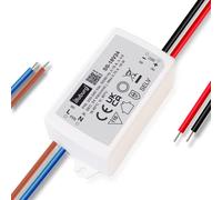 illuburg Transformateur LED 24V 18W Sans Scintillement Compact 69x35x23mm pour Lampe Bande de LED Bloc d'Alimentation Driver Power Supply