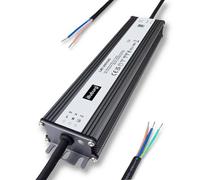 illuburg Transformateur LED 24V 200W Étanche IP67 Ultra Plat Sans Scintillement LED Bloc d'Alimentation Driver Power Supply