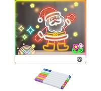 ILLUMIKIDS, ILLUMIKIDS Tablette A Dessin Lumineuse - 100% Sans Ecran Réutilisable, Stimule Limagination Créative Encourage La Réflexion Et Le Développement Précoce (20 * 20cm,1)