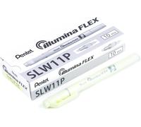 Illumina Flex Slw11p Surligneur Bi-Pointe Pastel, Jaune, Lot De 10[Z452]