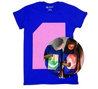 Illuminated Apparel T-Shirt Interactif Qui Brille dans Le - Bleu/Rose - 9-11 Ans