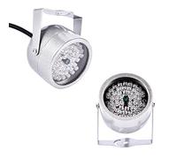 Illuminateur Infrarouge, 48 LED, Grand Angle de 60 Degrés, Lumière Infrarouge LED étanche avec Contrôle Automatique de L'alimentation CDS pour Caméra de Vidéosurveillance, Caméra