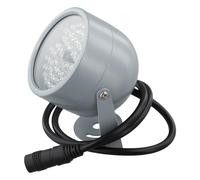 Illuminateur infrarouge 48 LED pour caméras de sécurité CCTV Portée extérieure 20 m Boîtier en aluminium étanche IP65 12 V DC Angle de faisceau 90°
