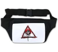 Illuminati All Seeing Eye New World Order Sac banane Blanc