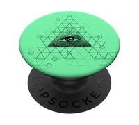 Illuminati confirmé Les sociétés secrètes L'œil Meme PopSockets PopGrip Adhésif